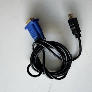 HDMI to VGA Video Converter Adapter Cable – Supports 1080P for PC/DVD